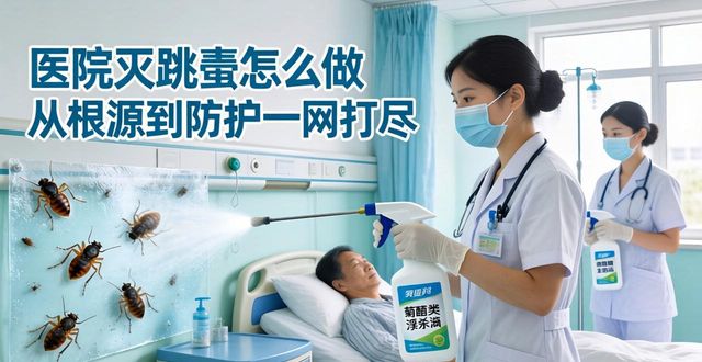 医院灭跳蚤怎么做 从根源到防护一网打尽